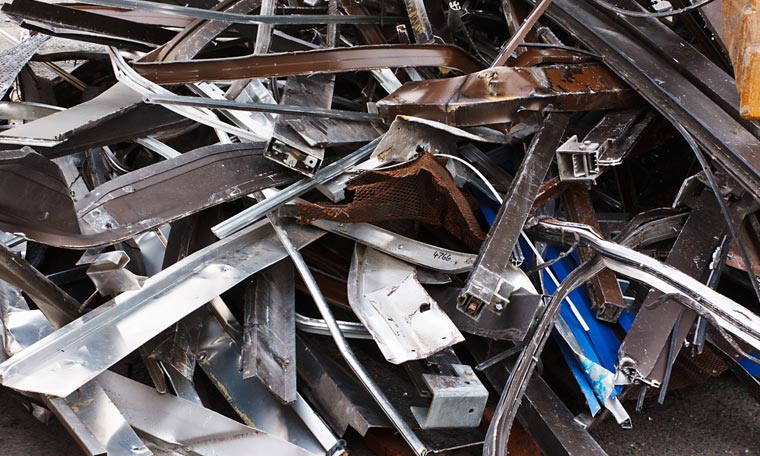 How much is scrap steel per kilo?